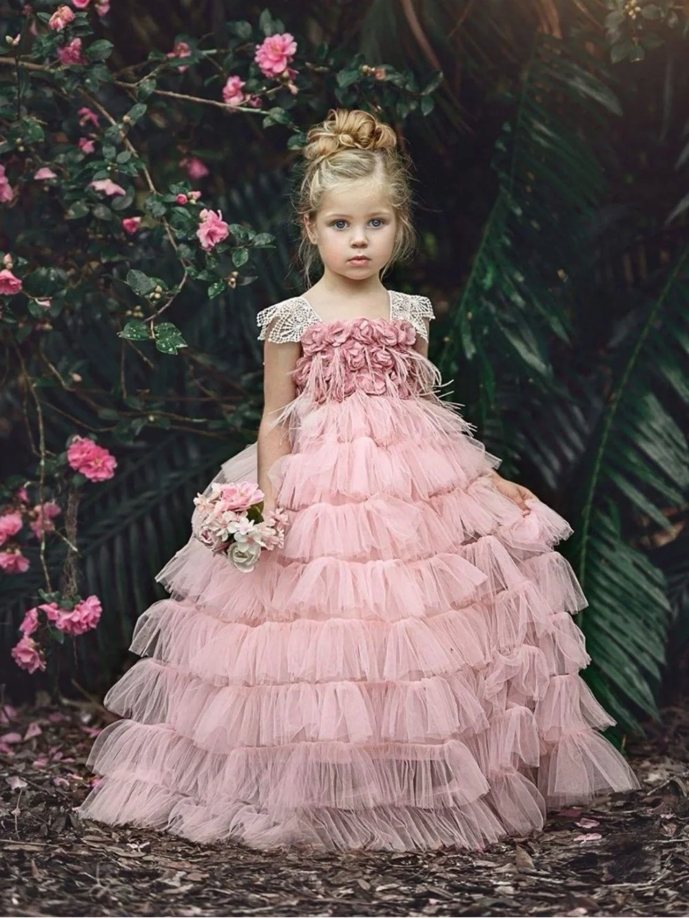 Dollcake Shower Her With Flowers Tulle Dress Whimsical Photography Girls 4